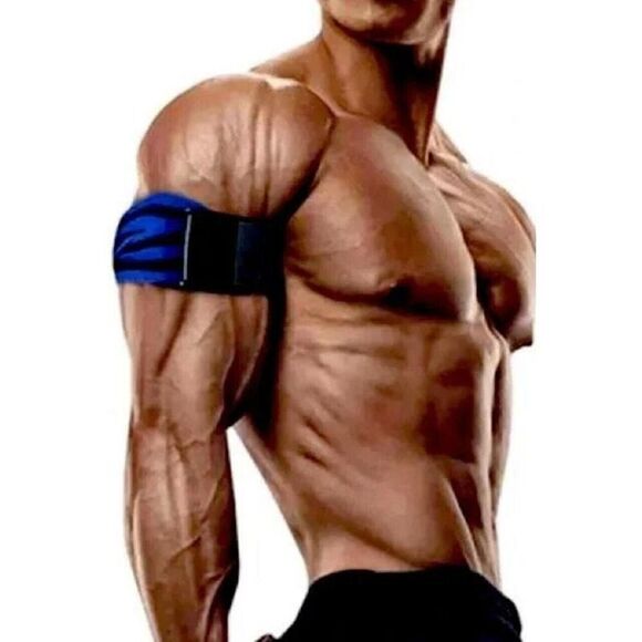 Occlusion Training BFR Bands 2Pk Blood Flow Restriction Strap Arms & Leg - Picture 3 of 4